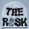 Beanieskull limita a letra de gorro de malha de alta qualidade, letra de tampa punk the Risk Dice jacquard hat y2k homens homens projetos de design hiphop acessórios de chapéu 230816