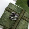 Anneau de serpent pour la personnalité des femmes Personnalités High Street Bands avec boîte cadeau Silver Adjustable Rings