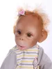 Lalki NPK 45 cm ręcznie robione bardzo szczegółowe malarstwo Reborn Baby Monkey Orangutans Collective Wysoka jakość Art Doll 230816