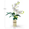 Blokken 588pcs Bouquet Orchid Flowers Bonsai Bouwstenen Stad Succulent Plant Home Decoratie vrienden B speelgoedcadeau meisje Kind volwassen R230817