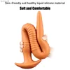 Anal Toys Liquid Silicone Super Long Anal Plug Dildos Stimulate Anus and Vagina Soft Anal Dilator Butt Plug Sex Toys for Women and Men HKD230816