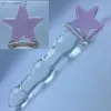 Anal Toys Love Fairy Stick Crystal Glass Dildo Penis Beads Anal Plug Butt Plug Sex Toys For Man Woman Couples Vaginal and Anal Stimulation HKD230816