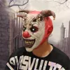 Parti Maskeleri Korku Cadılar Bayramı Palyaço Maskesi Korkunç Cosplay Tam Yüz Lateks Çan Joker Malzemeleri 230816