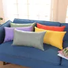 Подушка с прямоугольной подушкой подушкой 30х50 Корпус полиэстера декоративные подушки дивана покрывать домашний декор черный желтый чехол HKD230817
