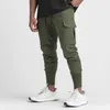 Men's Pants Skinny Slim Fit Running Jogging Quick-dry Sweatpants Trousers Sport Training Casual Multi-pockets Cargo