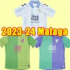 23/24 Jerseys de football de Malaga 2023 2024 Troisième K Bare Juanpi Adrian CF Shirt Football Shirt Bar Casas Juankar Luis Munoz Camiseta de Futbol Juande Jersey Men Kids Kit Uniforms