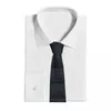 Papillini di prua Codice binario divertente 1 e 0 uomini cravatte slim poliestere 8 cm di larghezza per abiti da uomo Accessori Cravat Wedding Business