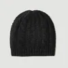 Berets Pure Cashmere Hat Knitted Woolen Hollow Cable Flower Autumn And Winter Warmth Dome Curling Inner Mongolia