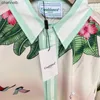 2024Casual Long Sleeve Casablanca Shirts 2023 Designer Clothes High Quality Mens Shirt One Day Ship Out Men Clothing HKD230817