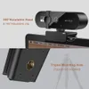 Webcams Webcam 4K Professional Web Camera 1080p Web Cam Full HD для ПК USB -камеры потоковой камеры 2K Computer AutoFocus webcan с микрофоном 230817