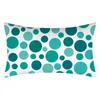 Couche d'oreiller Blue Couvre de coussin géométrique Polyester Sofa Cushion Nordic Home Decoration Case HKD230817