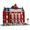 Blocchi 89123 città creativa in mattoni rossi University Street View Modello di assemblaggio ad alta difficoltà 6355PCS costruzione giocattolo per bambini regalo 230817