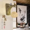 Wall Lamp Chinese Style Zen Restaurang Aisle Stair Corridor Balcony Courtyard Bird Retro Creative Lamps