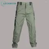 Men's Pants Tactical Men Multi-Pocket Outdoor Cargo Male Military Styles Combat Trousers Man Wear-Resistant Hiking Work