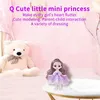 Dolls 17cm Dress Cross Doll Beautiful Fashion Simulation Girl Girl Ajustable Rousable Finque Play House Kids Birthday Gift 230816
