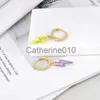 Charm 925 Sterlsilver 바늘 에나멜 화려한 Lightndrop Hoop Earrfor Fomen 펜던트 록 펑크 귀걸이 성격 보석 J230817