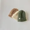 Berets 1 2 3 4 5 6 7 8 9 10 ans Chapeau pour enfants automne hiver coréen version garçons filles chapeaux tricotés chauds
