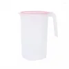 Hüftflächen Wasserkrug Kunststoffsaft mit Deckel - Spülmaschinensicherer BPA kostenlos langlebig