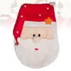 Toilet Seat Covers Christmas Cover Xmas Santa Claus Lid Mat For Home El Bathroom Bedroom Holiday Festive Decor