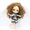 Dolls ICY DBS Blyth Doll Serires NoBL0623 Curly Brown hair JOINT body burning skin 16 BJD ob24 anime girl 230816