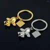 Keychains Aircraft Model Metal Key Chain Fashion Car Ring Plane Party Gift Sieraden