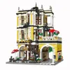 Блоки 89124 City Creative Expert Expert Teahouse Street View Module 2985pcs Building Model Childrens Toy Gift Moc 10187 230817