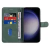 Linien Flip Leder Brieftaschenhüllen für iPhone 15 plus 14 Pro 13 12 11 x XR XS MAX 8 7 6 iPhone15 Kontrast Hybrid -Farb -Hit -Karten -Karten -Kartenhalter Cover Kickstand Book Cash Pouch