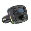 G47 Mini Car Charger Dual USB Type-C Ports Hands Free Adapter Adapter Car Bluetooth FM Transmitter MP3 Player