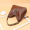 Hobo DIDABEAR Hobo Bag Leather Women Handbags Female Leisure Shoulder Bags Fashion Purses Vintage Bolsas Large Capacity Tote bag HKD230817