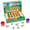 Sportspielzeug Babykinder Farbklassifizierung Cup Montessori Frühschulgemüse Gemüse Früchte Zählen Sie Form Matching Farm Vorschulspiel 230816