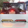 Lights Car Tylne dachowe skrzydło Dach Splitter Spoiler Tail Ton Tailplane Turn Sygnał Hamurek dla Jeep Wrangler JK 20072023 BJ40