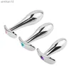 Anal Toys Metal Anal Plug Aluminum Butt Plug Wearable Outdoor Prostate Stimulation Man Woman Flirting Gay Fetish Sex Toys Adult Products HKD230816