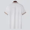 #3 Camisa de diseño de verano BB Men Polo Camiseta Diseñadores de lujo para hombres Tops Polos Polos bordado camiseta