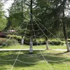 Andere evenementenfeestjes Giant Spider Web Halloween Decor Artificial Cotton White Scary Cobweb Haunted Horror Outdoor Simulation Props 230816