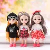 Dolls 112 Scale 16cm BJD Doll with Clothes and Shoes DIY Movable 13 Joints Fashion Princess Figure Happy Girl Gift Child Toys 230816