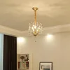 Chandeliers Vintage Industrial Crystal Pendant Hanging Lighting For Home Living Dining Room Loft Foyer Ceiling Lamps