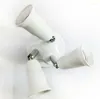 Lamp Holders E27 To 3 Universal Head Holder Converter E27-3e27 Base Adapter 2pcs