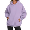 Kvinnors hoodies kvinnor överdimensionerade kvinnor mode väst Cowl Neck Zip Up Hoodie Ladies Sweatshirt Långärmad tröja Jumper Mini Pullover