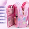 Backpacks Schoolbag Student Girls Children's Princess Refrigerator Door Backpack Spine Protector School Book Shoulder Bags 230816