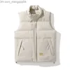 Jackets masculinos lã quente macio masculino de tanque de tanque grossa coelho algodão casual moda de casual de tamanho de tampa sem mangas do tanque 2023 Z230817