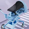Strollers# Baby stroller to 3 years High view Shock absorption four wheels stroller folding Can sit or lie down lightweight baby stroller R230817