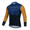 Chemises cyclables Tops Raudax Mens à manches longues Jersey Mtb Vêtements cyclistes Bicycle respirant