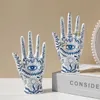 Articoli novità Eye of Fatima Gioielli Display Porta in ceramica Mannequin Hand Progettato per le collane Braccialette Anelli 230816