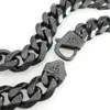 Collares colgantes N396B256 Pulsera de collar de 15.7 mm Fremasonry Mason Mason Chain Hombre pesado 316L Acero inoxidable 230816