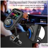 Сотовой телефон FM-передатчики G45 Bluetooth Hands Car Kit с QC3.0 USB-портовым зарядным устройством.