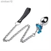 Anal Toys New Traction Chain Bell Anal Plug Metal Anal Beads Crystal Anus Expander Erotic Beads Butt Plug Sex Toys for Women Gay Bdsm HKD230816