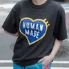 T-shirts voor heren van goede kwaliteit 2022ss Human Made Fashion T Shirt Men 1 1 Human Made Heart Form Women T-Shirt Summer Style Tees