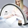 Nagelorkar Multipla begagnade LED-lampor för naglar Spa och Salon Desk Professional Lamp Halfmåne Beauty Bar Arch Shape Manicure