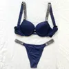 Briefs Panties Lace Underwear Women Push Up Bra Panty 2 Piece Brief Sets Plus Size Sexy Seamless Lingerie Set 230817