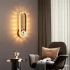 Wall Lamp Luxury Full Copper Nordic Art Interior Decoration LED Glass Light Home El Villa Living Room Bedroom Drop Shipp